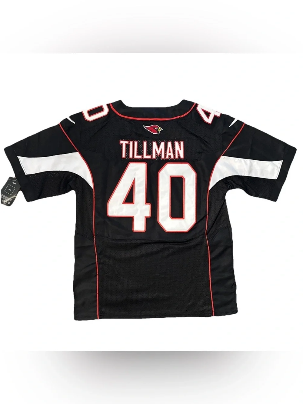 Pat Tillman #40 Nike NFL Cardinals Black Jersey 56 On Field Retired NWT Flaws
